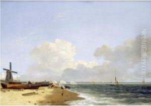 Yarmouth Beach, Looking North - Morning
