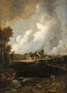 Landscape With Windmill by John Crome