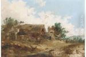The Farmstead by John Crome