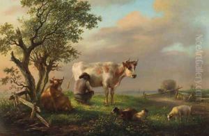 Milking time by Simon Andreas Krausz