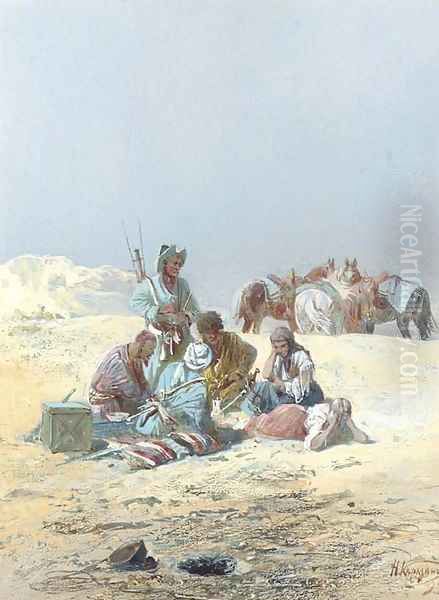A Kirghiz gathering - view 1