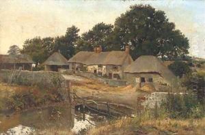 A quiet day on the farm by Henry John Yeend King
