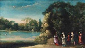 Mercury and the daughters of Herse by Johann Konig