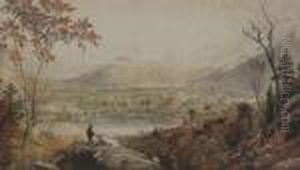 American Autumn. Starucca Valley Viaduct, Erierailroad