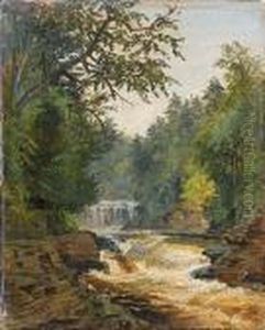 Waterfalls by Jasper Francis Cropsey
