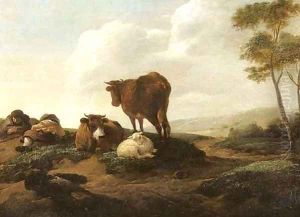 Cowherds resting