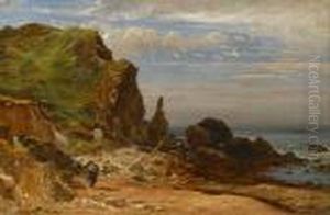 Coast Bit, West Lulworth by Jasper Francis Cropsey