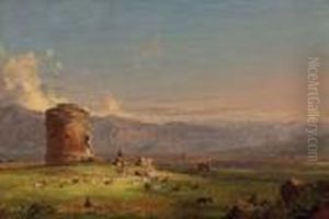 Torre Dei Schiavi by Jasper Francis Cropsey