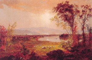 A Bend In The River by Jasper Francis Cropsey