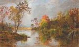 An Autumn Morning by Jasper Francis Cropsey