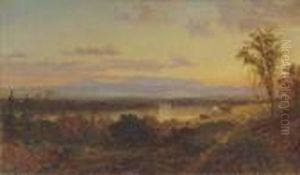 Autumn Landscape by Jasper Francis Cropsey