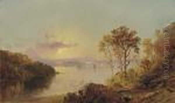 Figures On The Hudson River - view 1