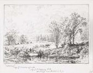 ''october - Hastings On Hudson, New York'' by Jasper Francis Cropsey