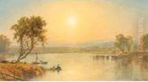 On The Susquahana River by Jasper Francis Cropsey