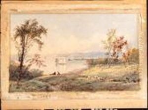 Along The Hudson by Jasper Francis Cropsey