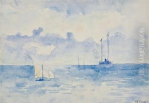 Voiliers by Henri Edmond Cross