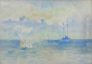 Voiliers Et Vapeur by Henri Edmond Cross