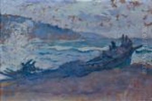 Epave Sur La Plage by Henri Edmond Cross
