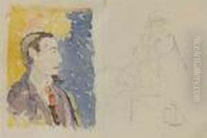 Portret Van Felix Feneon by Henri Edmond Cross