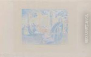 Aux Champs-elysees by Henri Edmond Cross