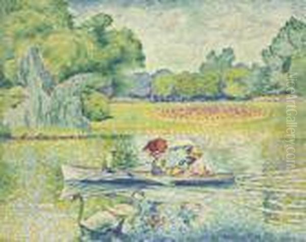Promenade En Barque Au Bois De Boulogne - view 1