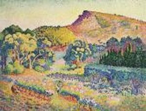 Paysage Avec Le Cap Negre by Henri Edmond Cross