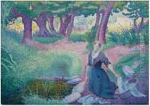 La Lavandiere by Henri Edmond Cross