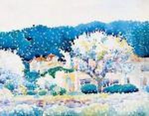 Bormes by Henri Edmond Cross