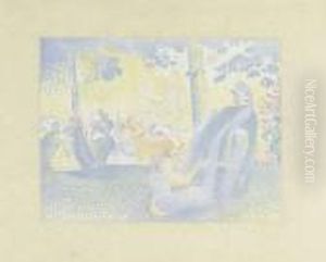 Aux Champs-elysees by Henri Edmond Cross