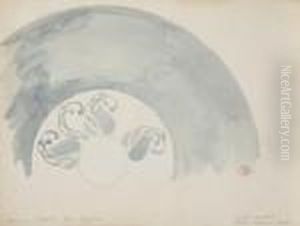 Projet De Plat A Decors D'arabesques by Henri Edmond Cross