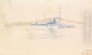 La Rade De Toulon by Henri Edmond Cross