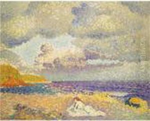 Avant L'orage (la Baigneuse) by Henri Edmond Cross
