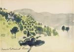 Les Pins Sur La Colline by Henri Edmond Cross