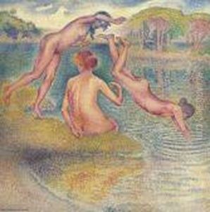 Baigneuses by Henri Edmond Cross
