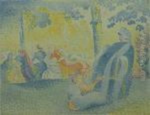 Champs-elysees by Henri Edmond Cross
