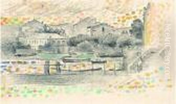 Personnages Au Bord D'une Riviere - view 1