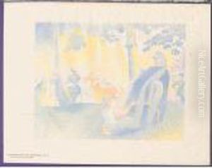 Champs Elysees by Henri Edmond Cross