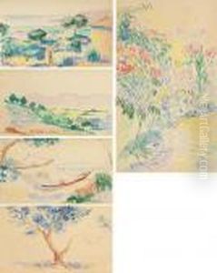 Paysage De Provence by Henri Edmond Cross