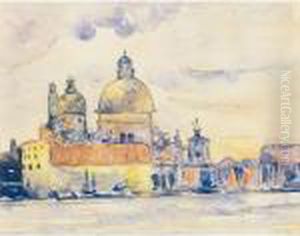 L'eglise De La Salute, Venise by Henri Edmond Cross