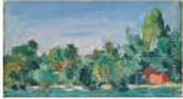 Paysage, Bords De Riviere - view 1
