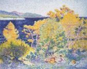 La Sieste Au Bord De La Mer by Henri Edmond Cross