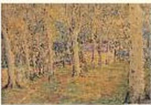 Sous-bois En Bretagne by Henri Edmond Cross