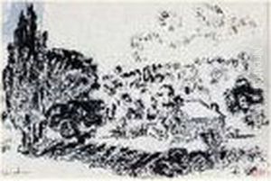 Paysage Avec Maison