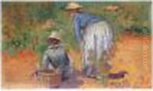 Etude Pour 'les Vendanges' by Henri Edmond Cross