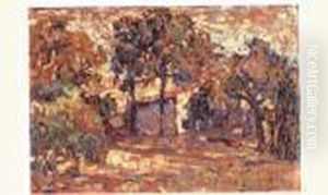 Paysage A Saint-clair by Henri Edmond Cross