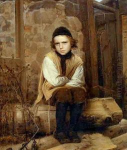 Insulted Jewish Boy by Ivan Nikolaevich Kramskoy