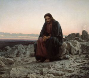Christ in the Wilderness, 1873 by Ivan Nikolaevich Kramskoy