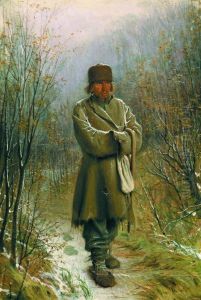 Meditator by Ivan Nikolaevich Kramskoy