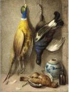 A Still Life With Poultry by William Cruickshank