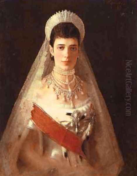 Portrait Of The Empress Maria Feodorovna - view 1